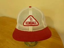 Vtg "New Era" V KENDALL Oil - Mesh SnapBack Rope Cap Hat - USA. RARE!