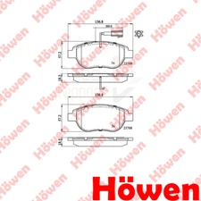 Fits Fiat Doblo Bravo Multipla Vauxhall Combo Brake Pads Set Front Howen