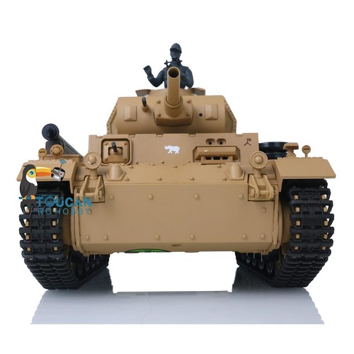 Henglong 3849 7.0 Plastic Panzer III H RTR 1/16 BB IR RC Tank Smoke Sound Light - Picture 11 of 12