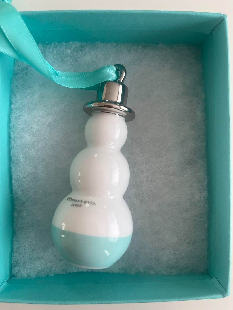ティファニー　Snowman Ornament Tiffany & Co. Holiday Snowman Christmas Ornament Bone | eBay