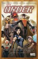 2007 Marvel Comics The Order Vintage Print Ad/Poster Barry Kitson Promo Art 00s