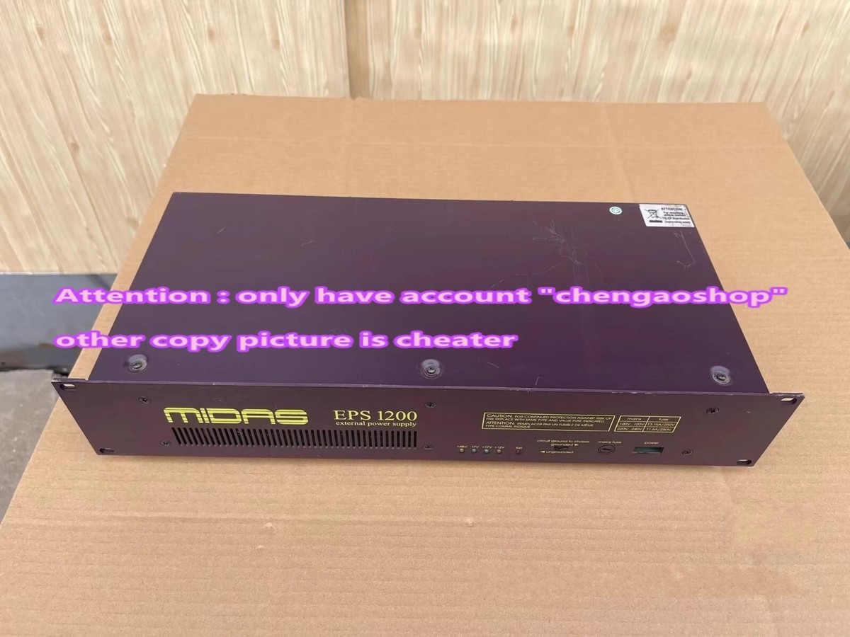 1PCS Used MIDAS EPS 1200 mixer power supply by Fedex or DHL #N345F