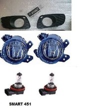 KIT FENDINEBBIA + GRIGLIE E LAMPADE SMART FORTWO 451 DAL 2007 DX + SX 6 PEZZI