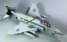 Amer Com 1/100 US NAVY F-4B Phantom II VF-84 Jolly Rogers Diecast Model in box