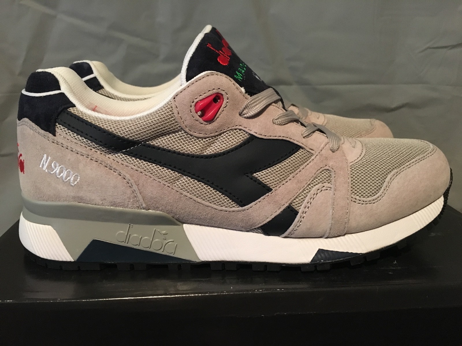 Diadora N9000 Italia C6125 Azul Noches Paloma gris Diadora N9000 Italia C6125 Azul Noches Paloma gris