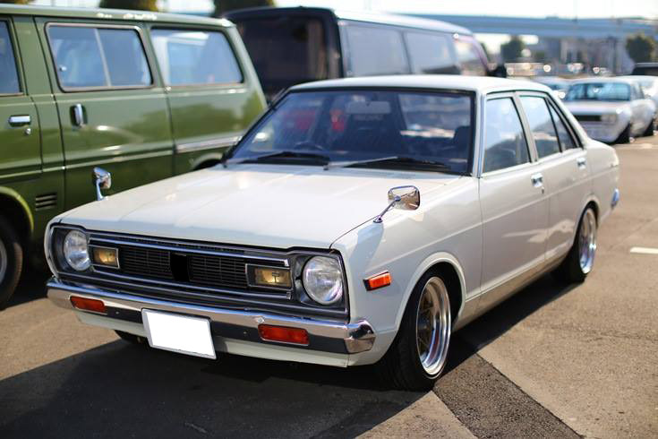 サニーデイズ120枚 1/64 Toy's Cabin NISSAN DATSUN SUNNY TRUCK YELLOW GB122