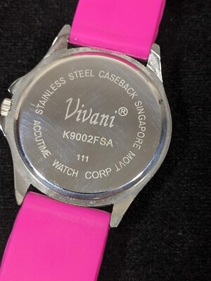 Zivani Pink Crystal Accent Women\'s Quartz Watch Ladies main image 2