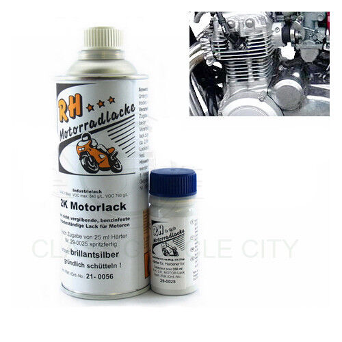 Motorlack set Brilliant Argent HONDA CB 500 550 750 Four