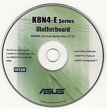 ASUS K8N4-E DELUXE Motherboard Drivers Installation Disk M528