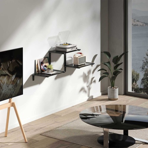 Estanterías Modulares de Tres Niveles Maclean Estante Mural Carga máxima 30kg - Imagen 2 de 5