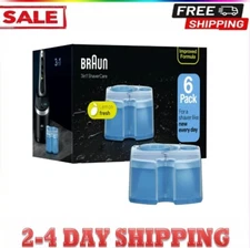 Braun Clean & Renew Refill Cartridges, 6 Count, Pack Of 1