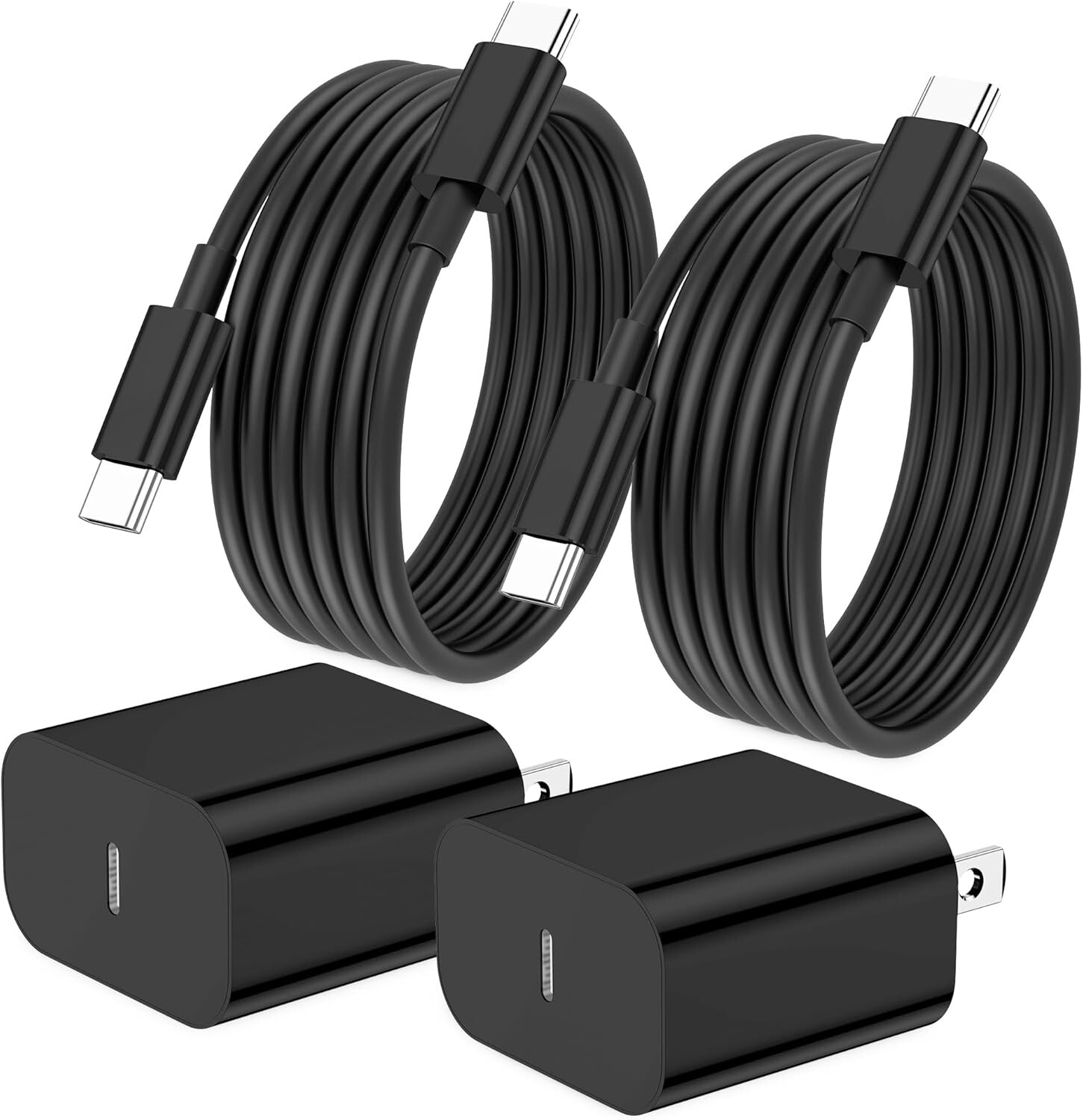 iPhone 16 15 Charger Fast Charging,20W Apple iPad USB C Fast Charger,2Pack 6ft U-image