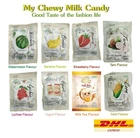 8 x My Chewy Milk Candy Sweet Sour Fruit Yogurt Mint Flavor Soft Chewy Candy 67g