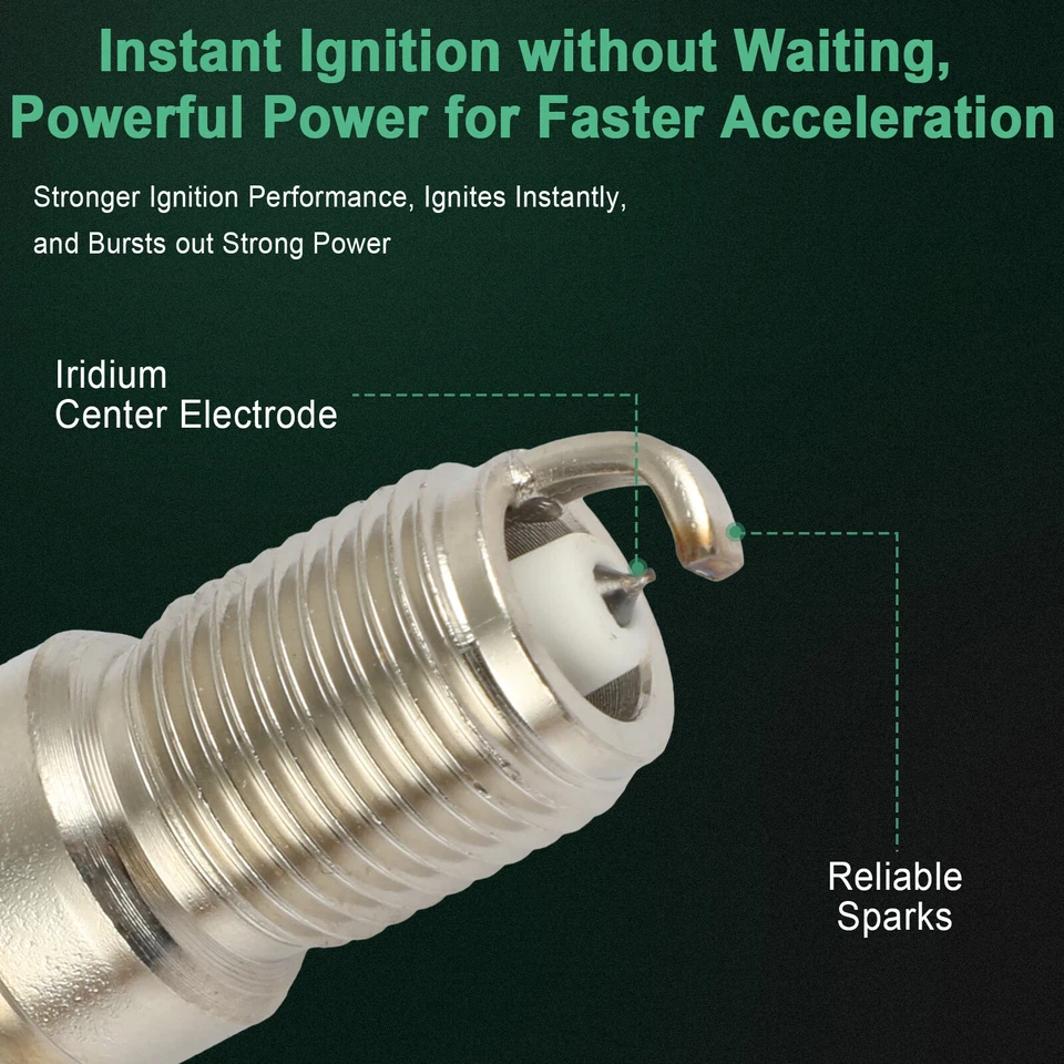 6x Iridium & Platinum Spark Plugs For 1984-1985 Ford Bronco II 2.8L V6 - Image 3 of 4