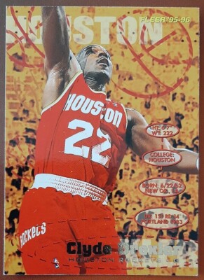 NBA - Fleer '95-96 / Clyde Drexler [g] / Houston Rockets #66
