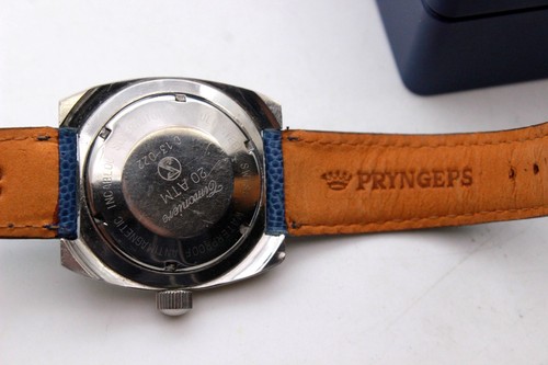 PRYNGEPS Skin Diver TIMONIER Super Automatic ETA 2772-20 ATM(200m)-40mm-70's-BOX - Picture 11 of 14