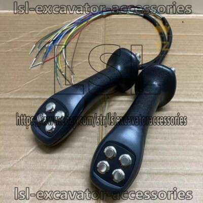 4-button grab handle wheel excavator modified wood grab iron grab control lever