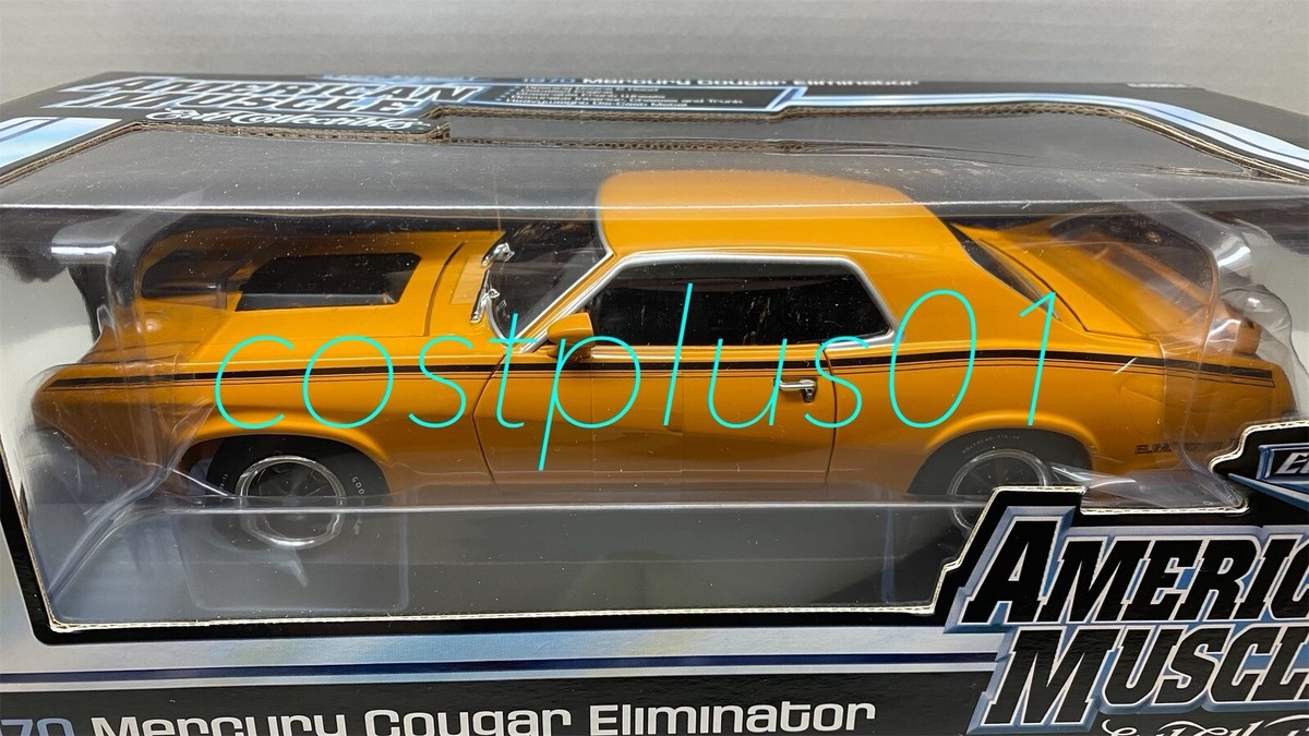 ERTL AMERICAN MUSCLE 1970 MERCURY COUGAR ELIMINATOR 1:18