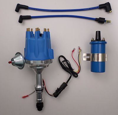 Small Cap BUICK BIG BLOCK 400 430 455 1967-76  BLUE HEI Distributor + BLUE COIL