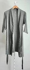 Sioro Women's Grey Cotton Robe - Size Small