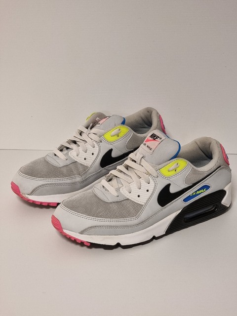 Nike Air Max 90 Shoes Platinum Black Pink Blast Volt DZ4398-001 US 10 Nike Air Max 90 Shoes Platinum Black Pink Blast Volt DZ4398-001 US 10