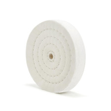 Cotton Buffing Wheel 6 inch Extra Thick Spiral Sewn Polishing Pad for Bench G...