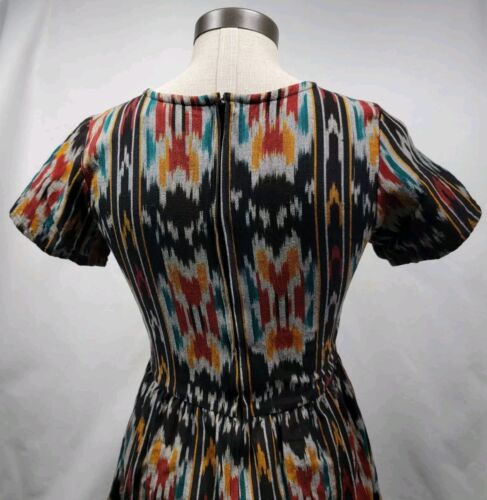 Mata Traders Women Dress XS Multi Colored Casual Fit and Flare A-Line Fair Trade - Picture 4 of 15