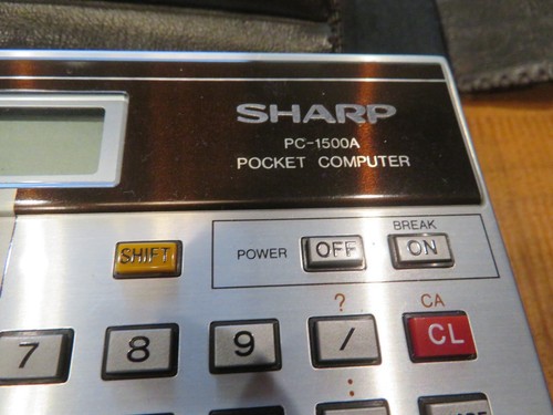 VTG Sharp Electronic Pocket Computer Calculator PC-1500A For Parts/Repair Only - Photo 2/24