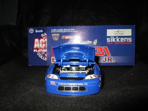 Azione 1:24 BW Bank Dale Earnhardt Jr #31 Blue Sikkens 1997 Chevrolet MC - Foto 7 di 10