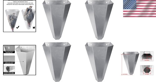 Medium Poultry Restraining Cone for Chickens & Turkeys - Durable & Safe Design - Picture 2 of 8