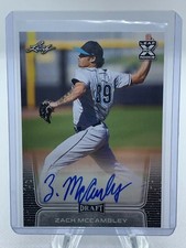 2020 Leaf Draft Baseball Base AUTO Zach McCambley XRC # BA-ZM1 **See Pic Below**