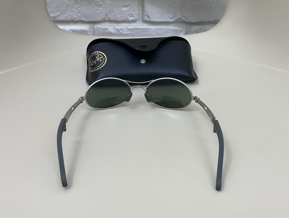 Retro Vintage 90s B&L Ray-Ban W2178 Orbs Ellipse Silver Retro Vintage 90s B&L Ray-Ban W2178 Orbs Ellipse Silver