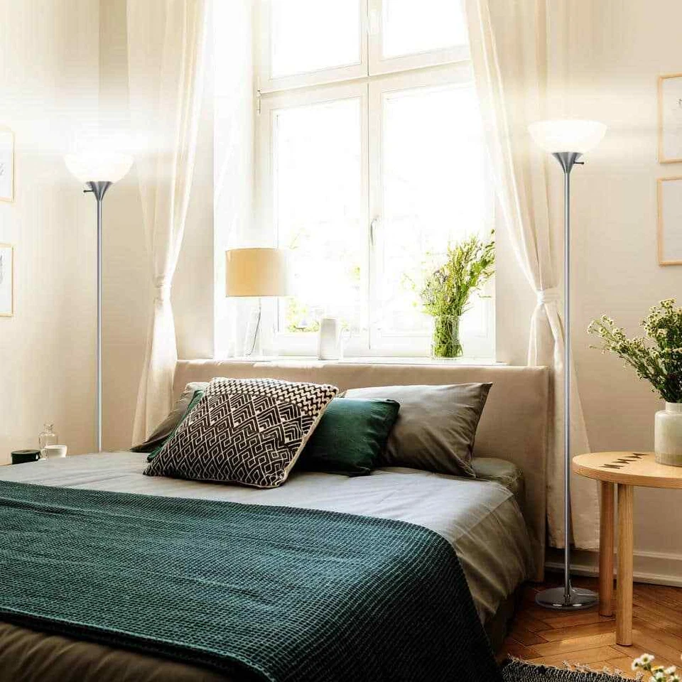 Brightech Sky Dome 72 дюйма Платиновый серебристый промышленный 1-ламповый 3-сторонний затемняющий светодиодный - Изображение 2 из 4