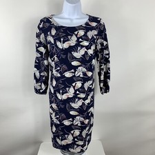 Old Navy Shift Dress Women’s Small 3/4 Sleeve Bird Print Casual Summer Dress 