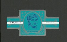 Nero Ancient Roman Emperor Vintage Cigar Band