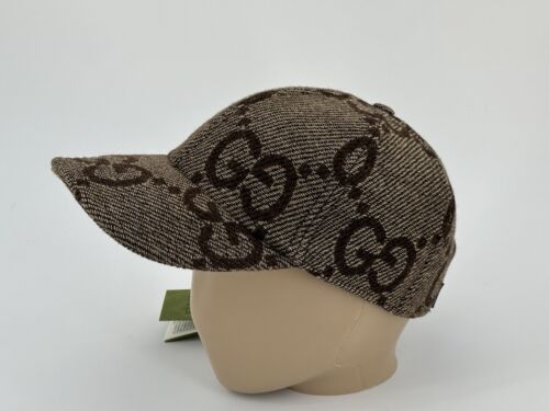 Nuovo Luxury Original Gucci Cap Baseball Uomo Man's - 771213 - Tg-L-59cm. - Foto 6 di 14