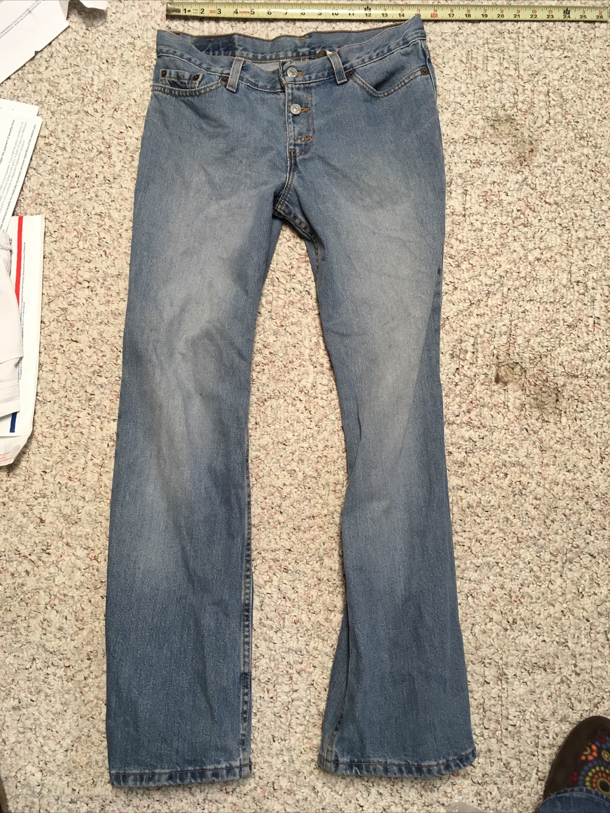 Levis Ribcage Crop Flare Jeans Size 29 