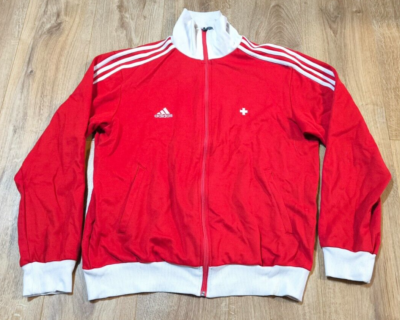 Adidas Switzerland Euro 2008 Football Soccer Full zip Hoodie