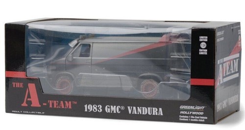 Greenlight 1/24 84112-1983 GMC Vandura The a-Team (Capeado W/ Bullitt Hoyos) - Imagen 3 de 4