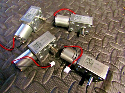 DC 12V 6RPM- High Torque Mini Electric- Metal- 370 Turbo Worm Gear Motor