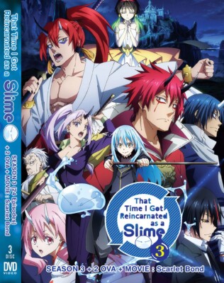 THAT TIME I GET REINCARNATED AS A SLIME SEASON 3 ANIME DVD ENGLISH DUBBED