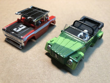 LOT OF 2 AURORA ORIG AFX HO SLOT CAR BODIES BRONCO  GREEN THING - NEW OLD STOCK