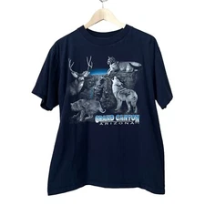 Vtg Eagle Products Kansas City Single Stitch Grand Canyon Arizona T Shirt 1999 L