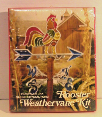 Eze Form Rooster Weathervane Kit SEALED VINTAGE KIT AK-200 NEW Baking Crystal