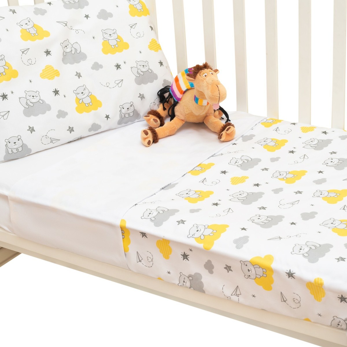 Lenzuola Angoli Elastici Lenzuolo Jersey Per Lettino Bambini Julius Zöllner - 100% Cotone Con Angoli Elasticizzati Lenzuola Lettino Bambini 60x120 - 6