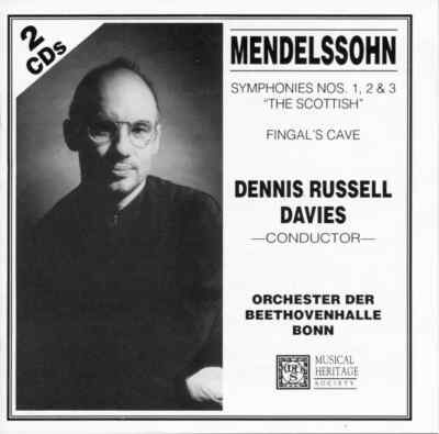 2xCD Mendelssohn Mendelssohn, Symphonies Nos. 1, 2, & 3, ''The Scottish'', Fingal
