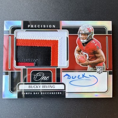 Bucky Irving Rookie Patch Auto Prizm /99 2024 Panini One #321 Buccaneers