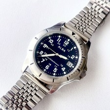 SEIKO ALBA Model V742 8A40 Men s Quartz Watch Working Condition