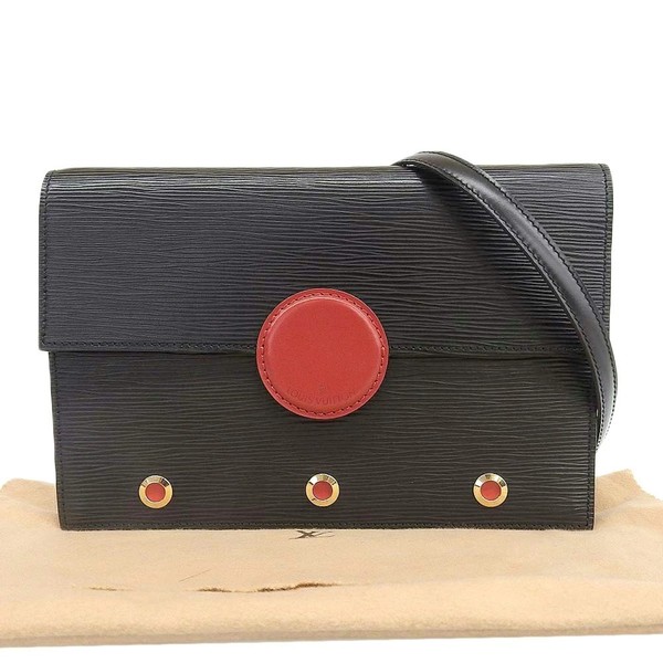 Authentic LOUIS VUITTON Epi Hublot Shoulder Bag Clutch Bag 2WAY M52557