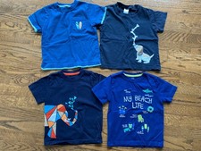 Toddler Boys Clothing Lot - 4 T-shirts Size 2T - Elephant, Dog, Gymboree